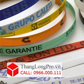 Dây đai nhựa in chữ Dây đai nhựa in chữ