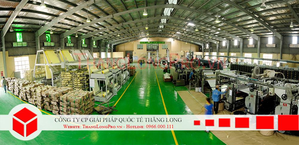 Khu vực sản xuất cuộn PE