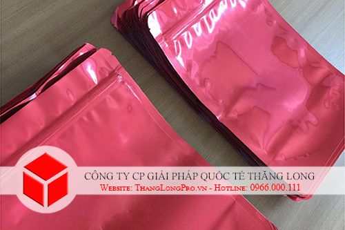 Túi nhôm màu đỏ