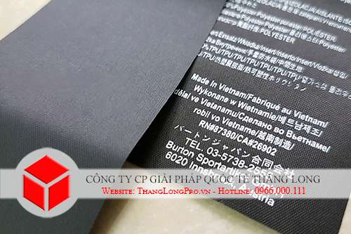 In mác vải bằng flexo