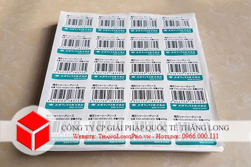 Tem nhãn mác barcode