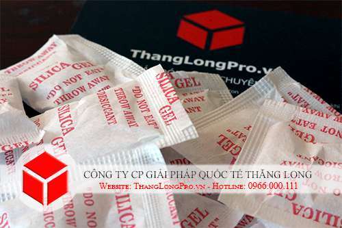 Hạt chống ẩm vỏ giấy lụa màu đỏ