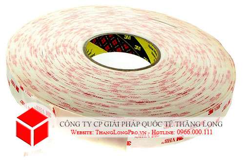 Băng dính 2 mặt cường lực VHB 3M-4945 màu trắng sữa