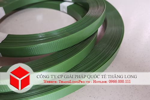 dây đai nhựa pet màu xanh