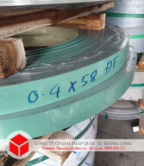 Dây đai thép xanh lá dày 0.6mm